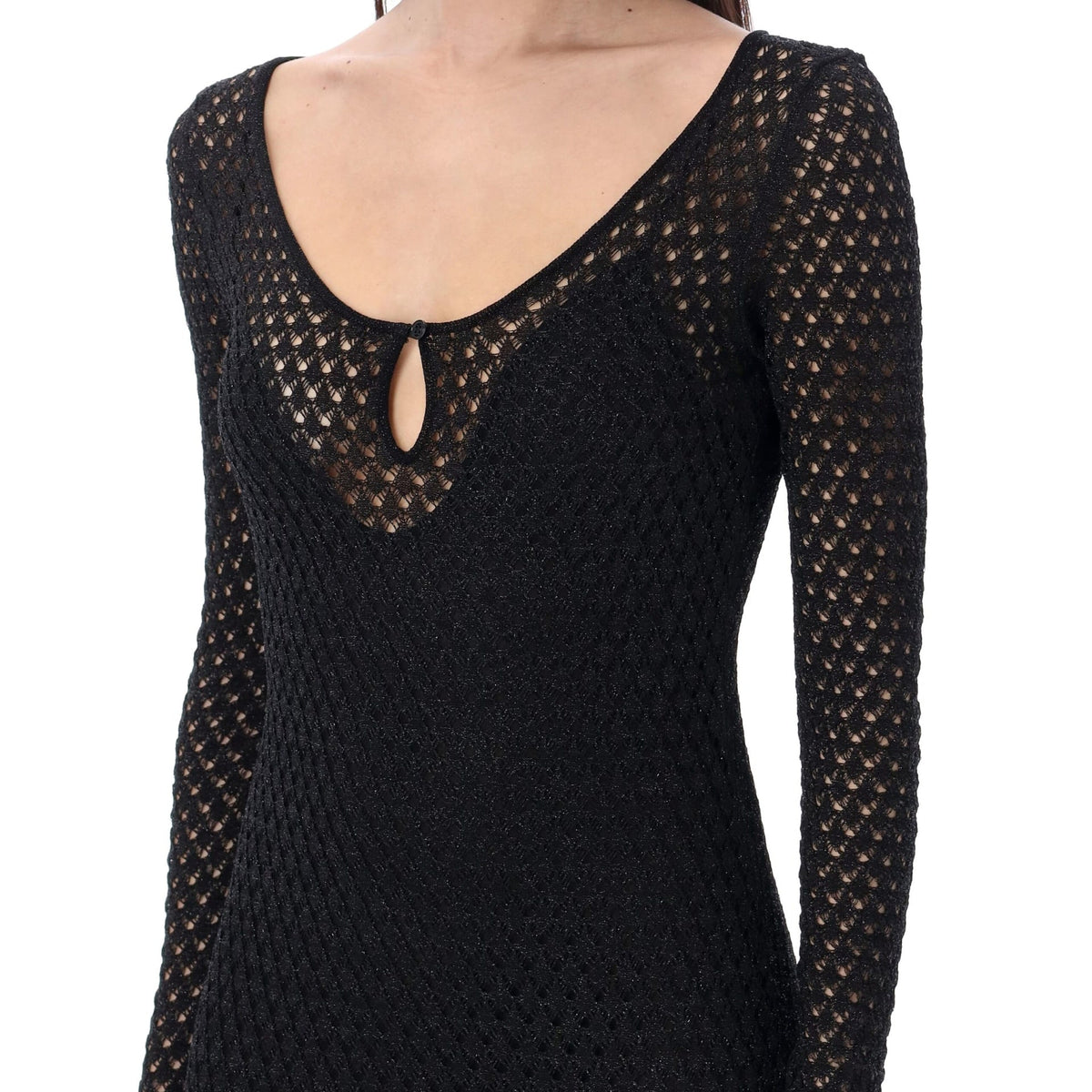 Tom Ford Lurex Crochet Maxi Dress Women TOM FORD