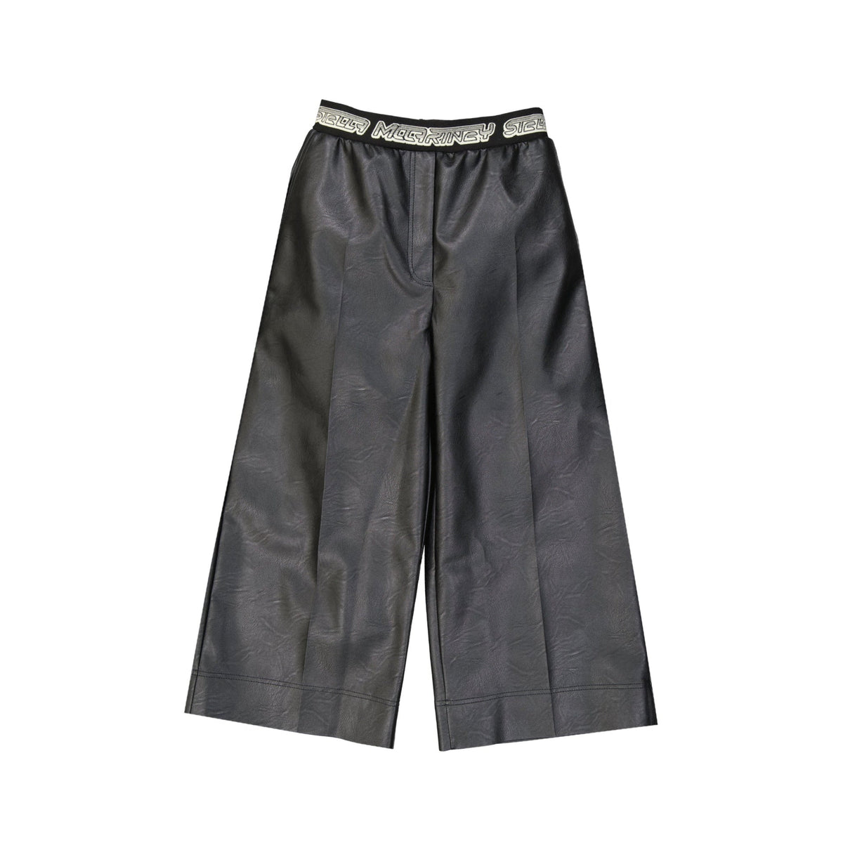 Stella Mccartney Cropped Leather Effect Pants Women STELLA MCCARTNEY