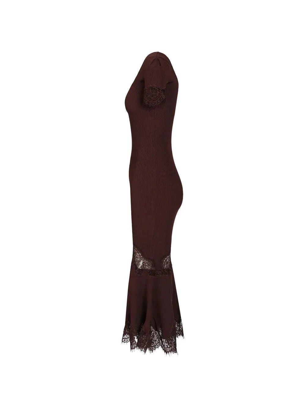 Self-Portrait Women Ribbed Midi Dress SELF-PORTRAIT