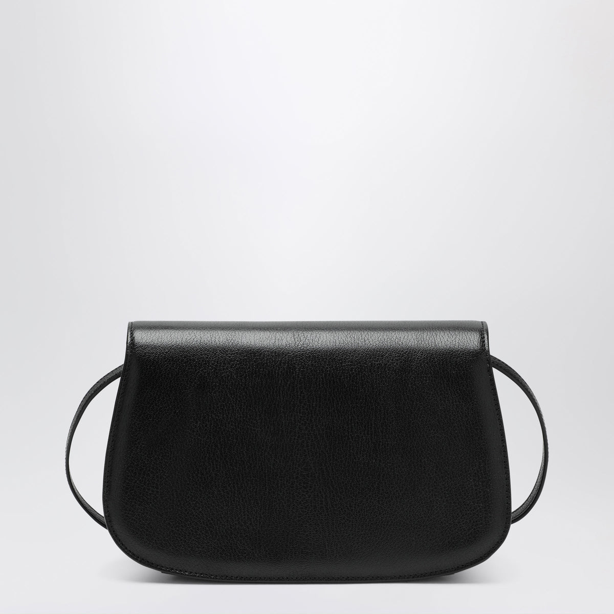 Gucci Black Leather Bag With Bamboo Closure Women GUCCI