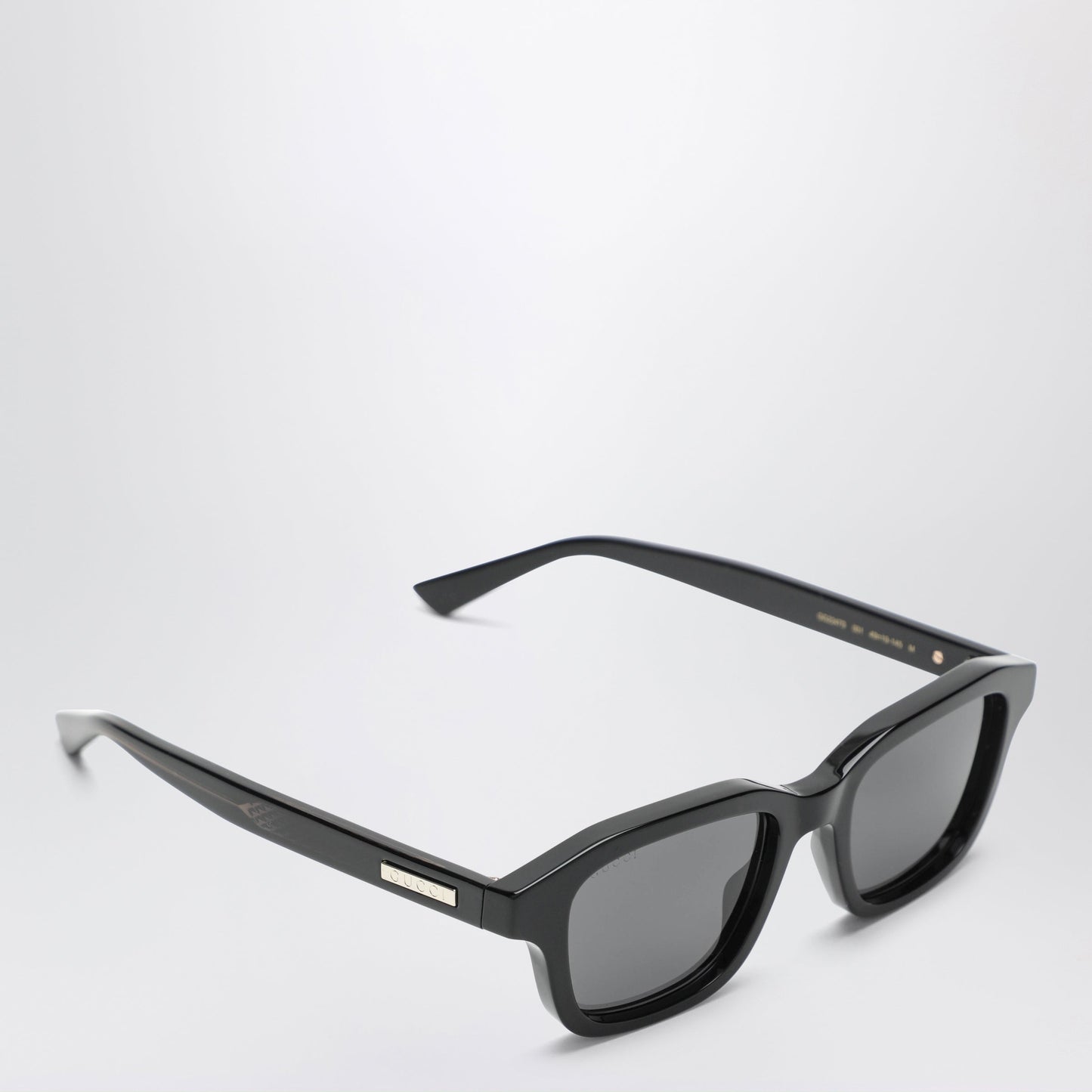 Gucci Black/Blue Acetate Rectangular Sunglasses Women GUCCI