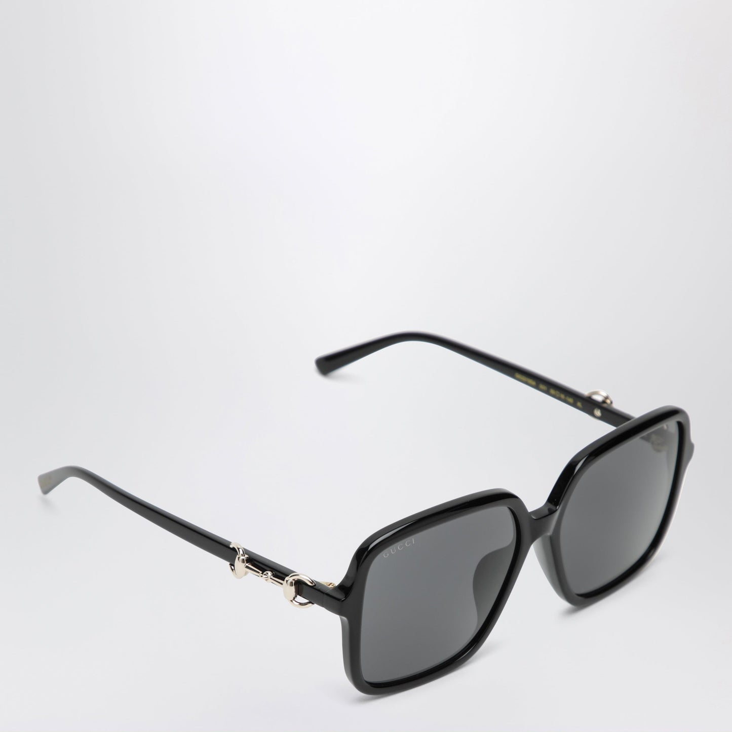 Gucci Black Butterfly Sunglasses With Horsebit Detail Women GUCCI