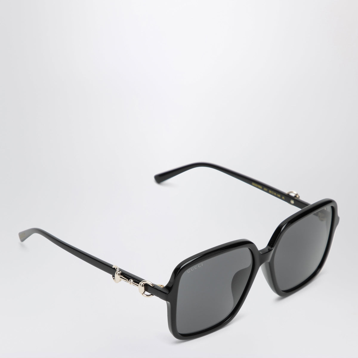 Gucci Black Butterfly Sunglasses With Horsebit Detail Women GUCCI