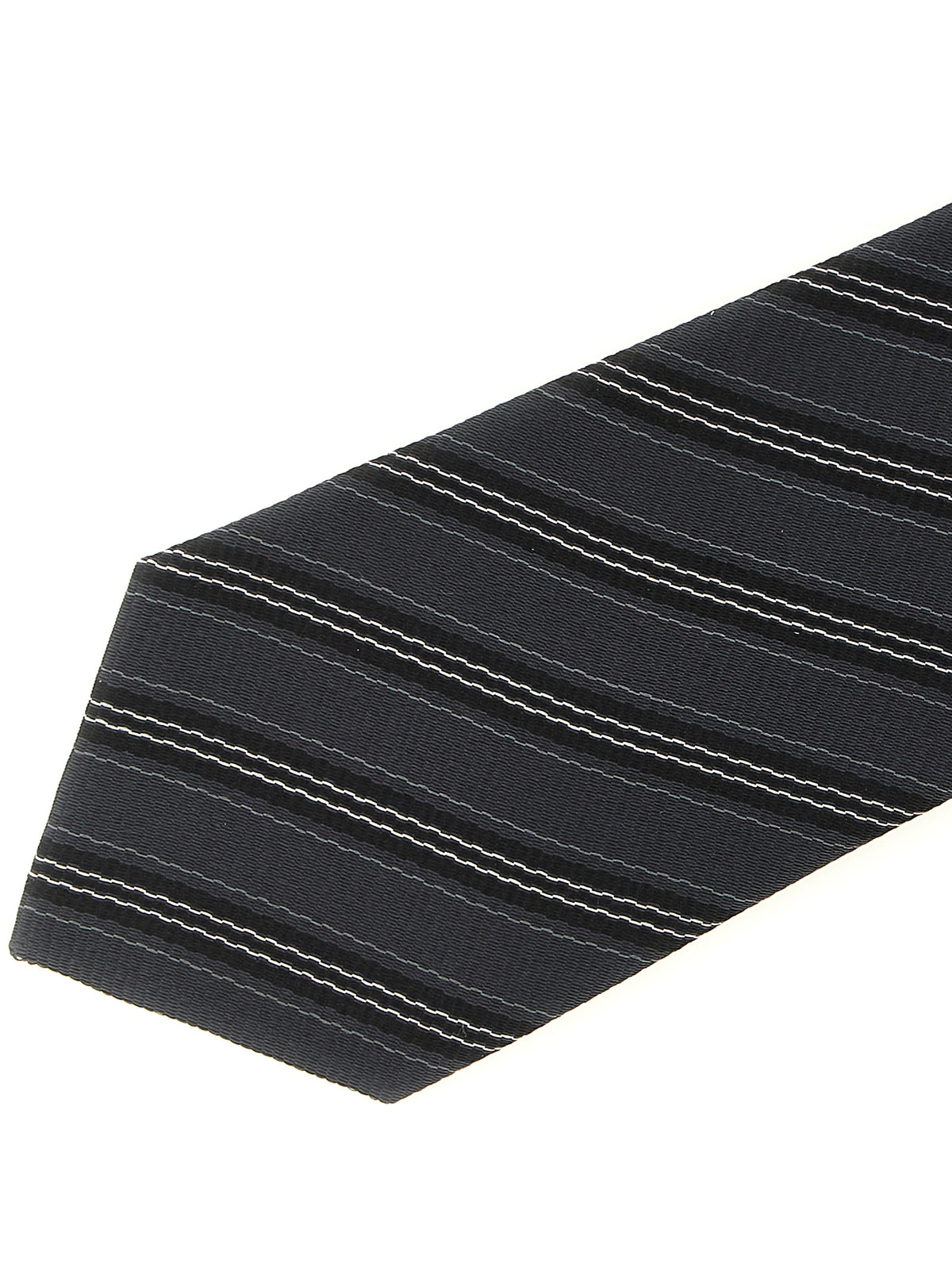 Saint Laurent Men Striped Tie SAINT LAURENT