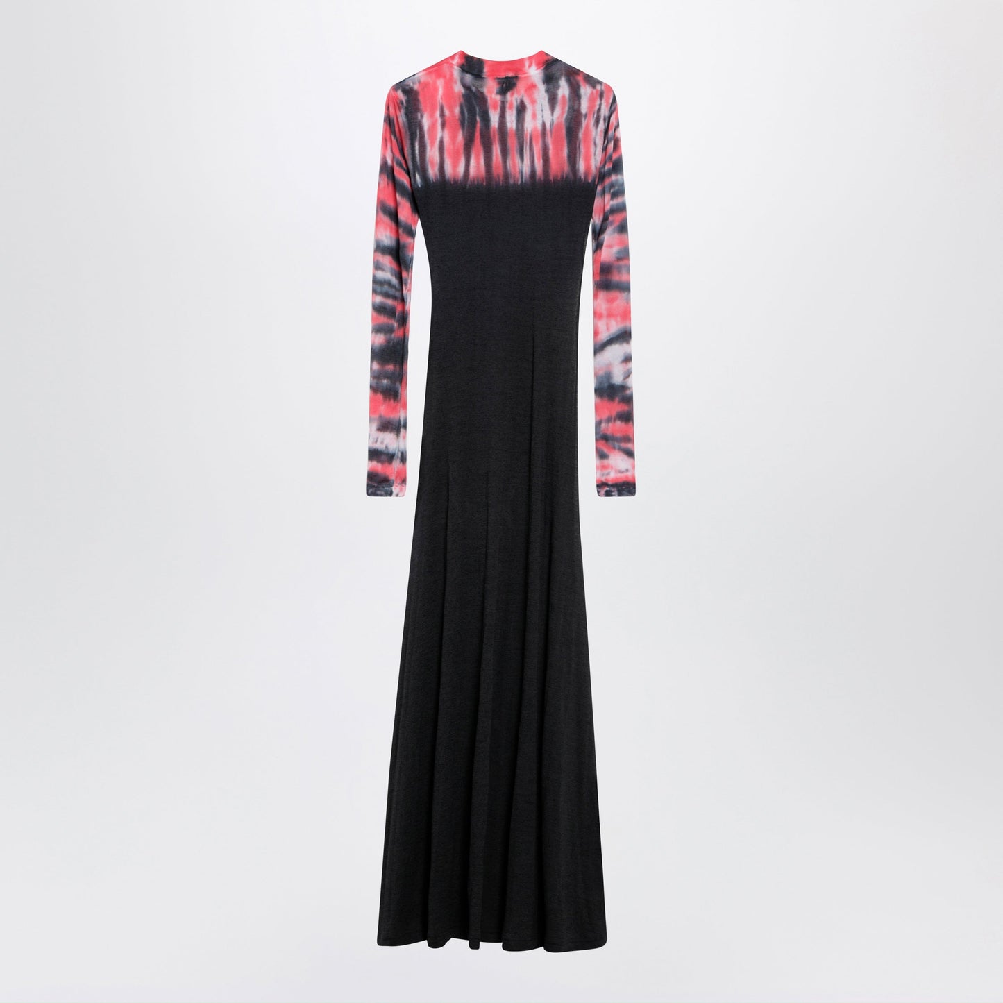 Balenciaga Extreme Tie Dye Dress In Black Jersey Women BALENCIAGA