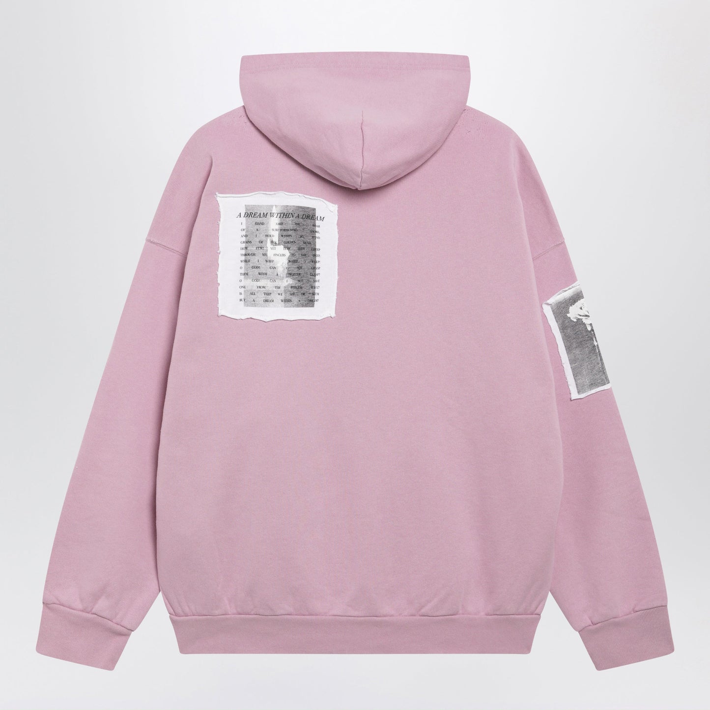 Balenciaga Antique Pink Cotton Jersey Zip-Up Hoodie Women BALENCIAGA