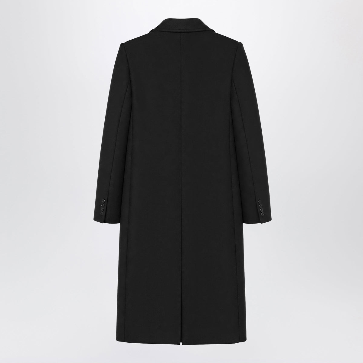 Balenciaga Long Double-Face Tailored Coat In Black Cotton Men BALENCIAGA