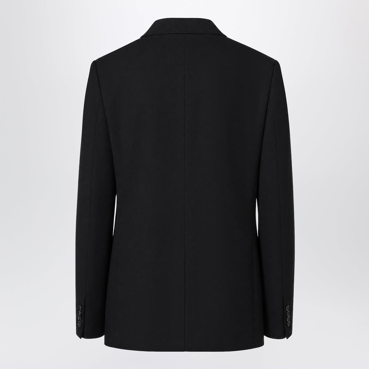 Balenciaga Double-Breasted Tailored Wool Twill Jacket In Black Men BALENCIAGA