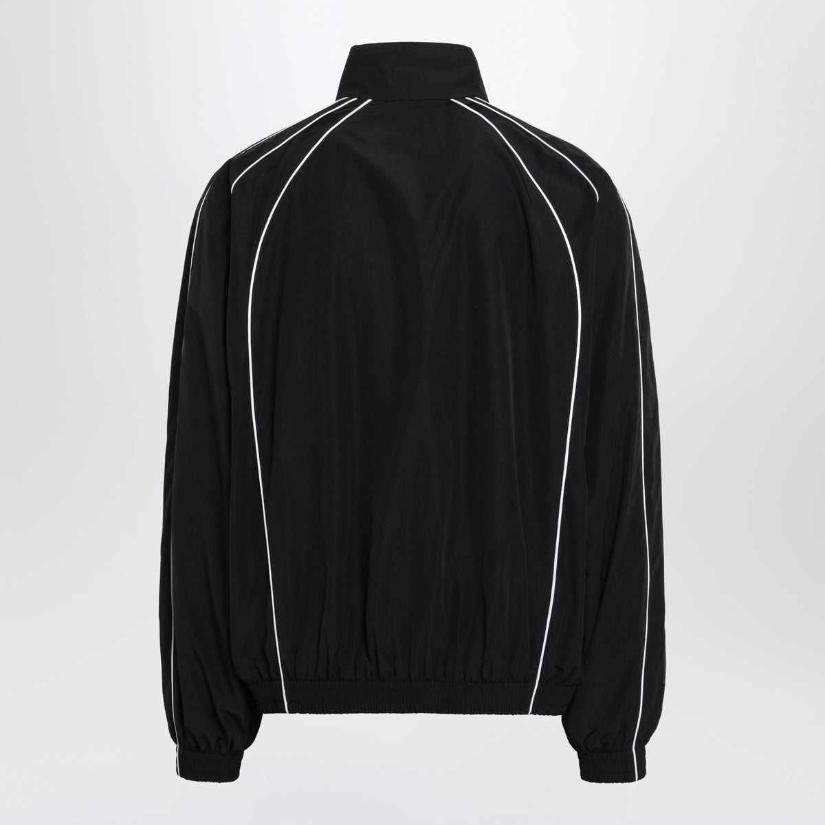 Balenciaga Black Zip-Up Sweatshirt In Cotton Blend Men BALENCIAGA