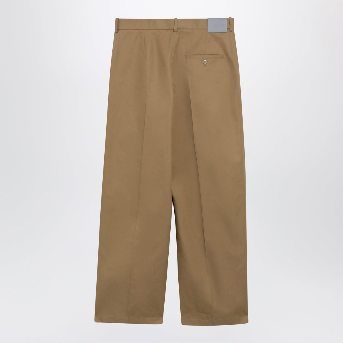 Balenciaga Wide-Leg Chino Trousers In Camel Twill Men BALENCIAGA