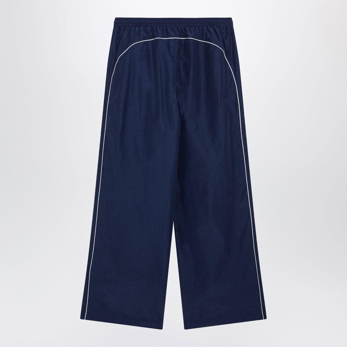 Balenciaga Bodies Track Pants In Dark Navy Poplin Men BALENCIAGA