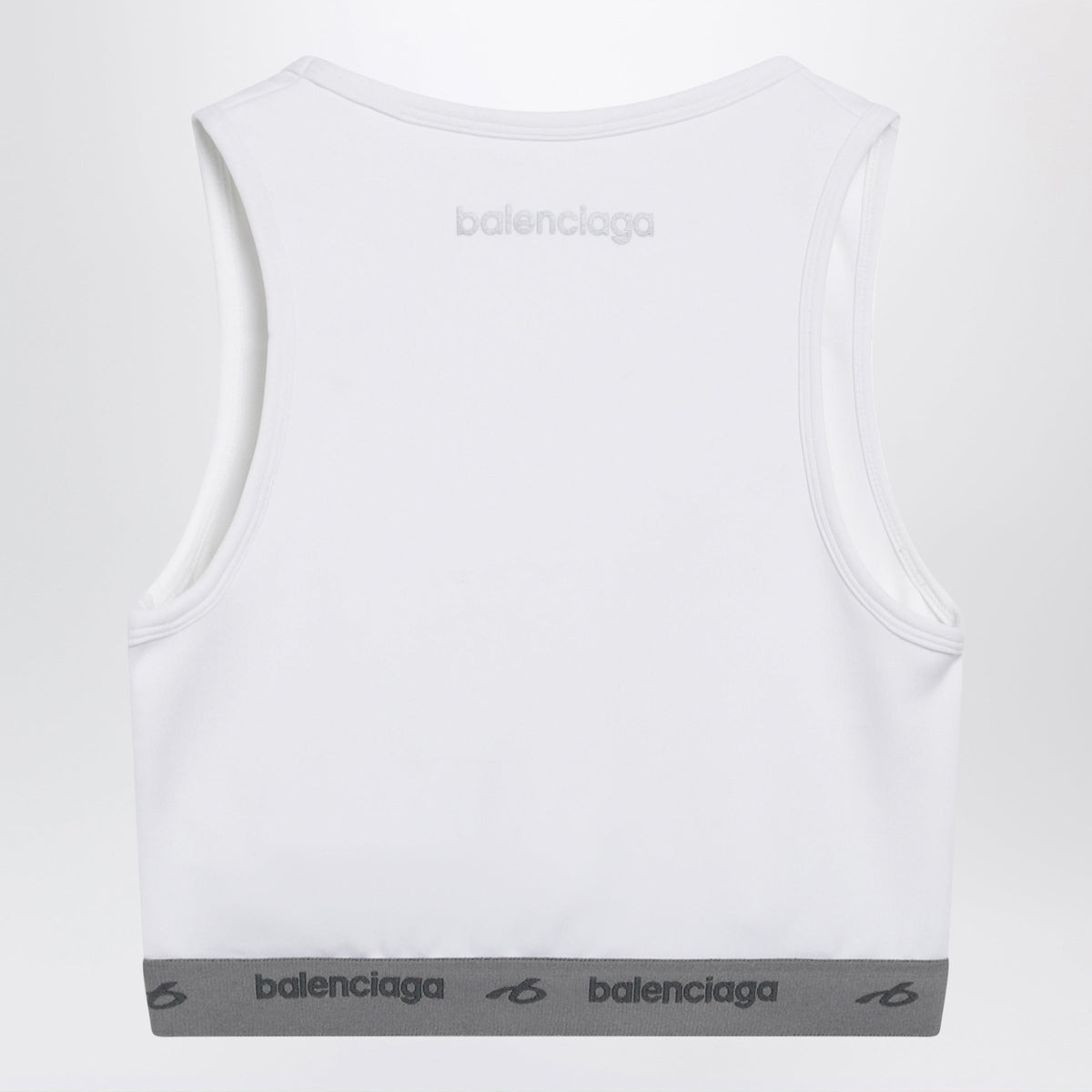 Balenciaga White Techwear Bra Top In Technical Fabric Women BALENCIAGA