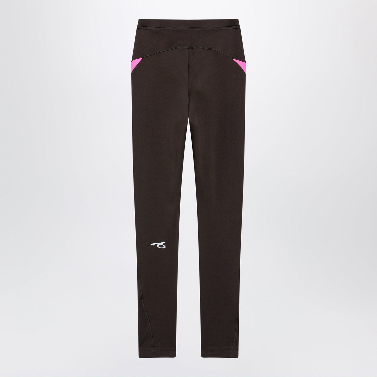 Balenciaga Techwear Leggings In Khaki/Neon Pink Technical Fabric Women BALENCIAGA