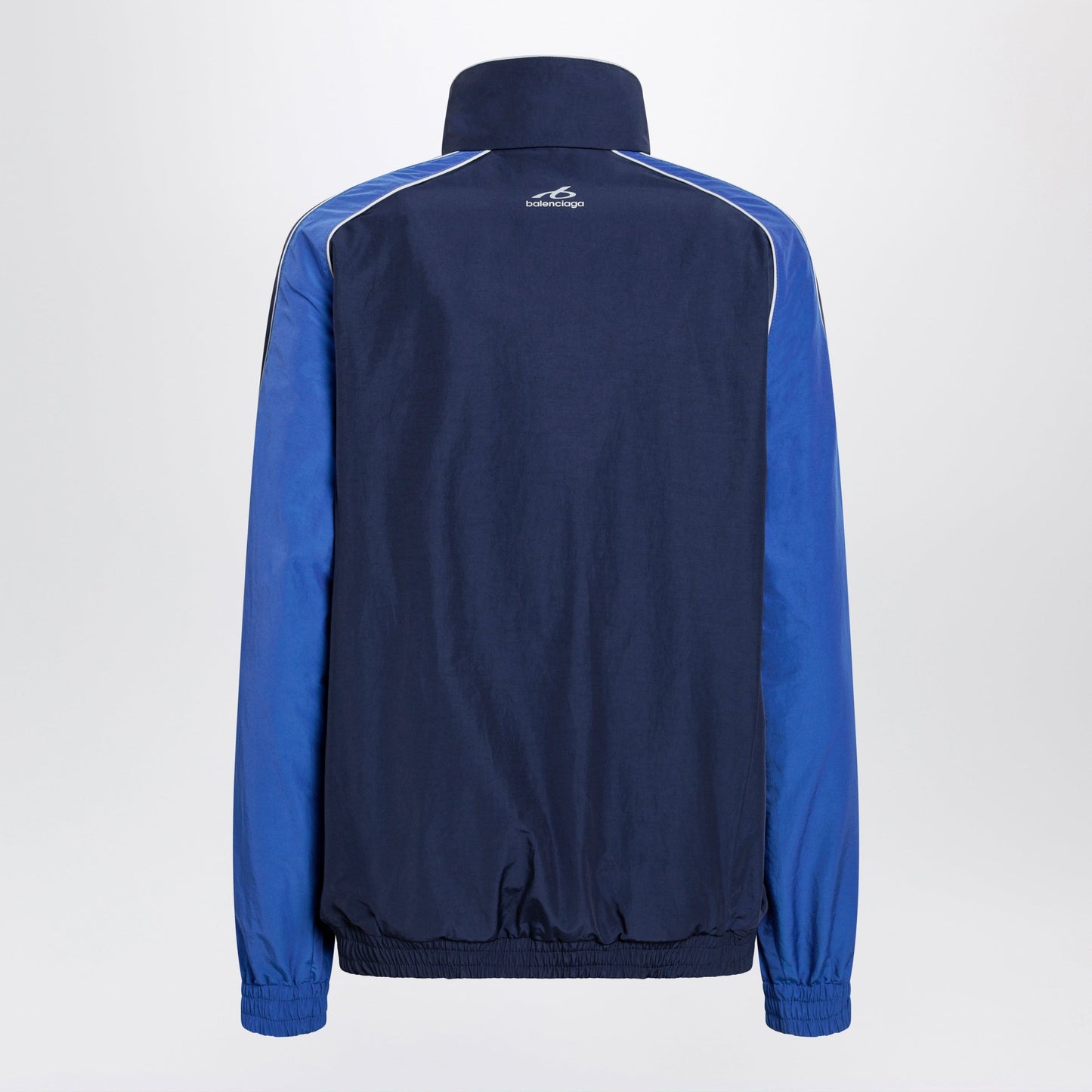 Balenciaga Navy Blue Techwear Zip-Up Jacket In Cotton Blend Women BALENCIAGA