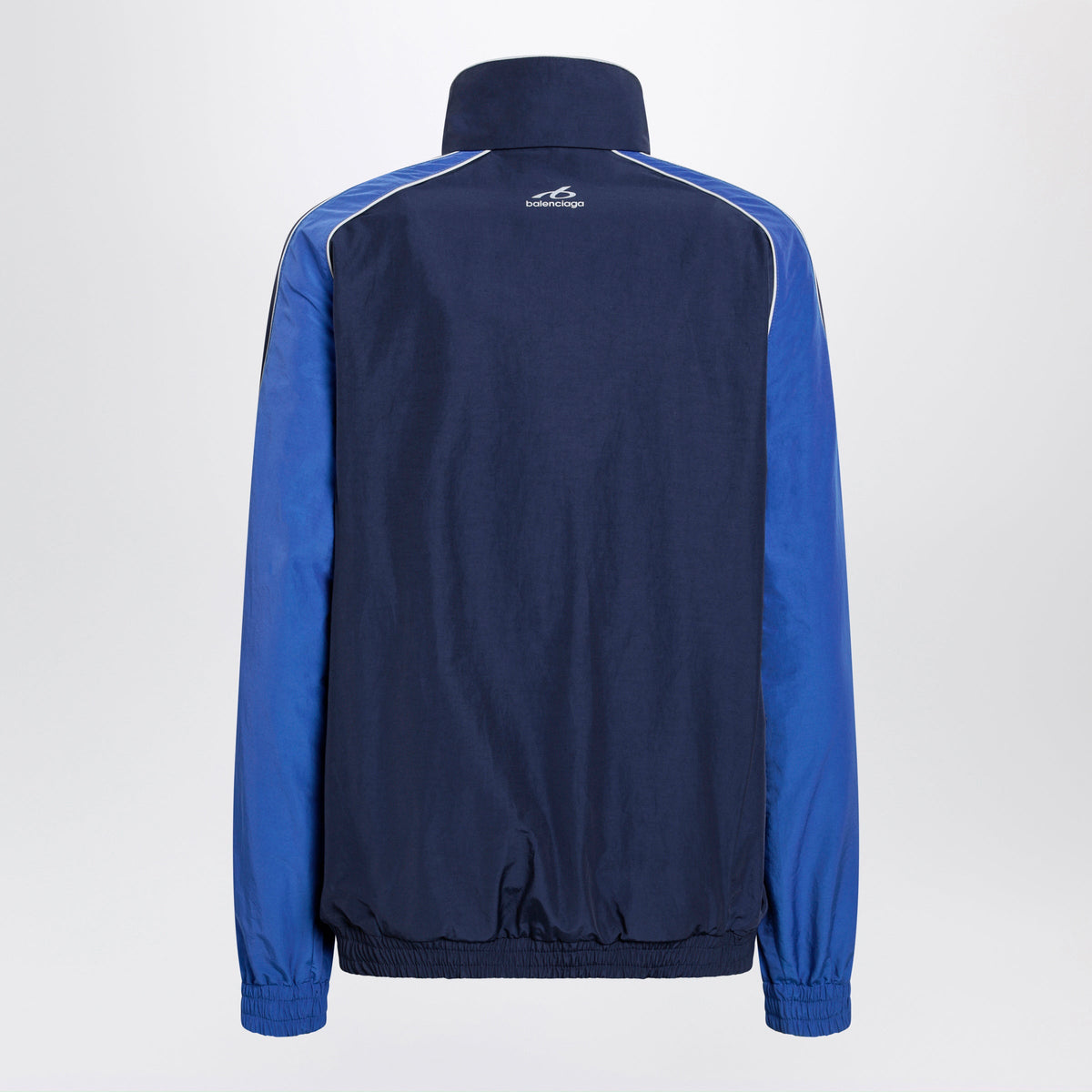 Balenciaga Navy Blue Techwear Zip-Up Jacket In Cotton Blend Women BALENCIAGA