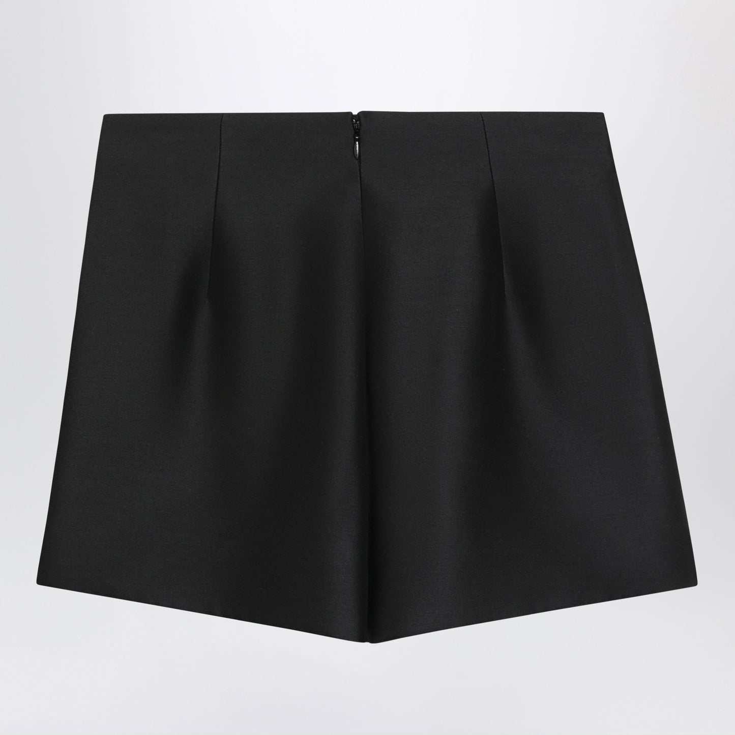 Balenciaga Black Wool And Silk Mini Skirt Women BALENCIAGA