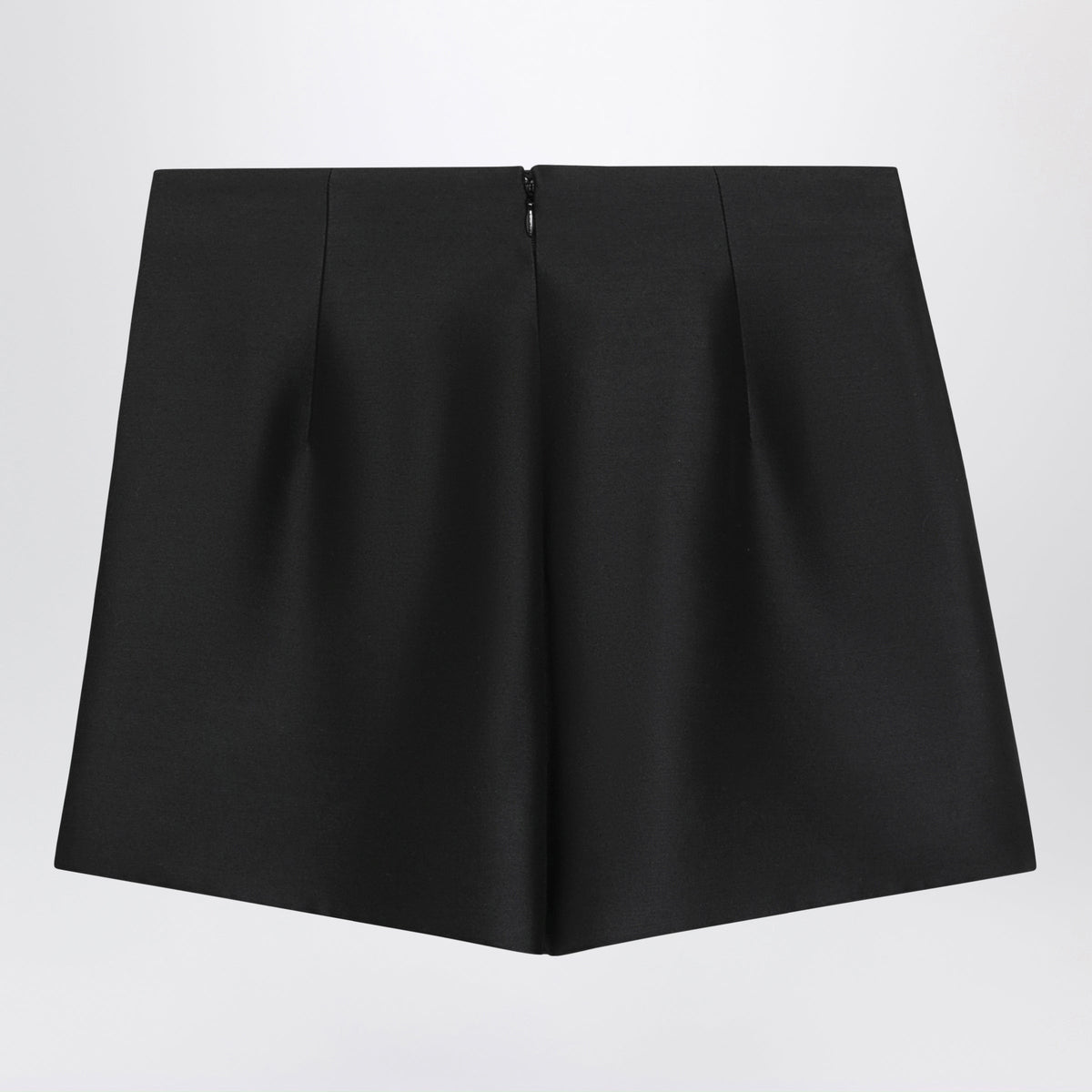 Balenciaga Black Wool And Silk Mini Skirt Women BALENCIAGA