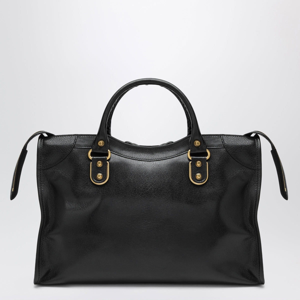 Balenciaga Le City Uptown Medium Bag In Black Goatskin Women BALENCIAGA