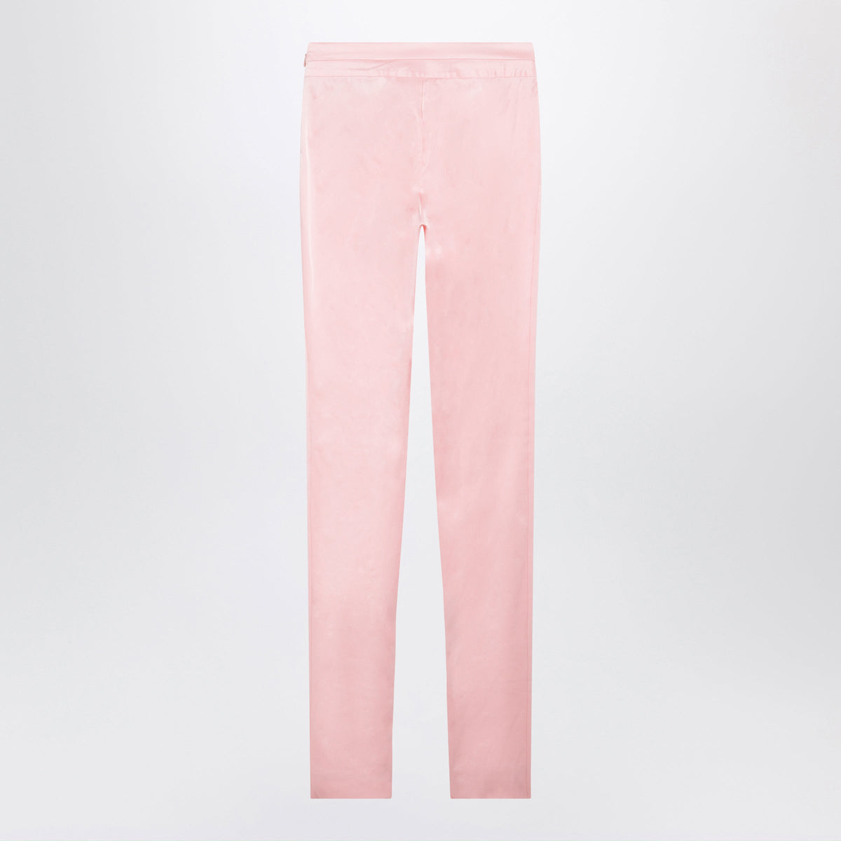 Gucci Pink Stretch Silk Faille Leggings Women GUCCI