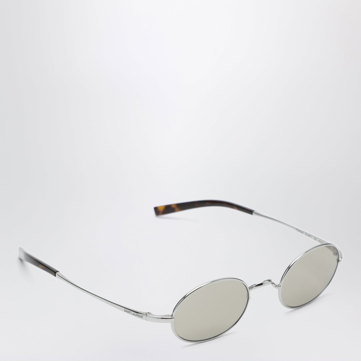 Saint Laurent Sl 948 T Round Silver Titanium Sunglasses Men SAINT LAURENT