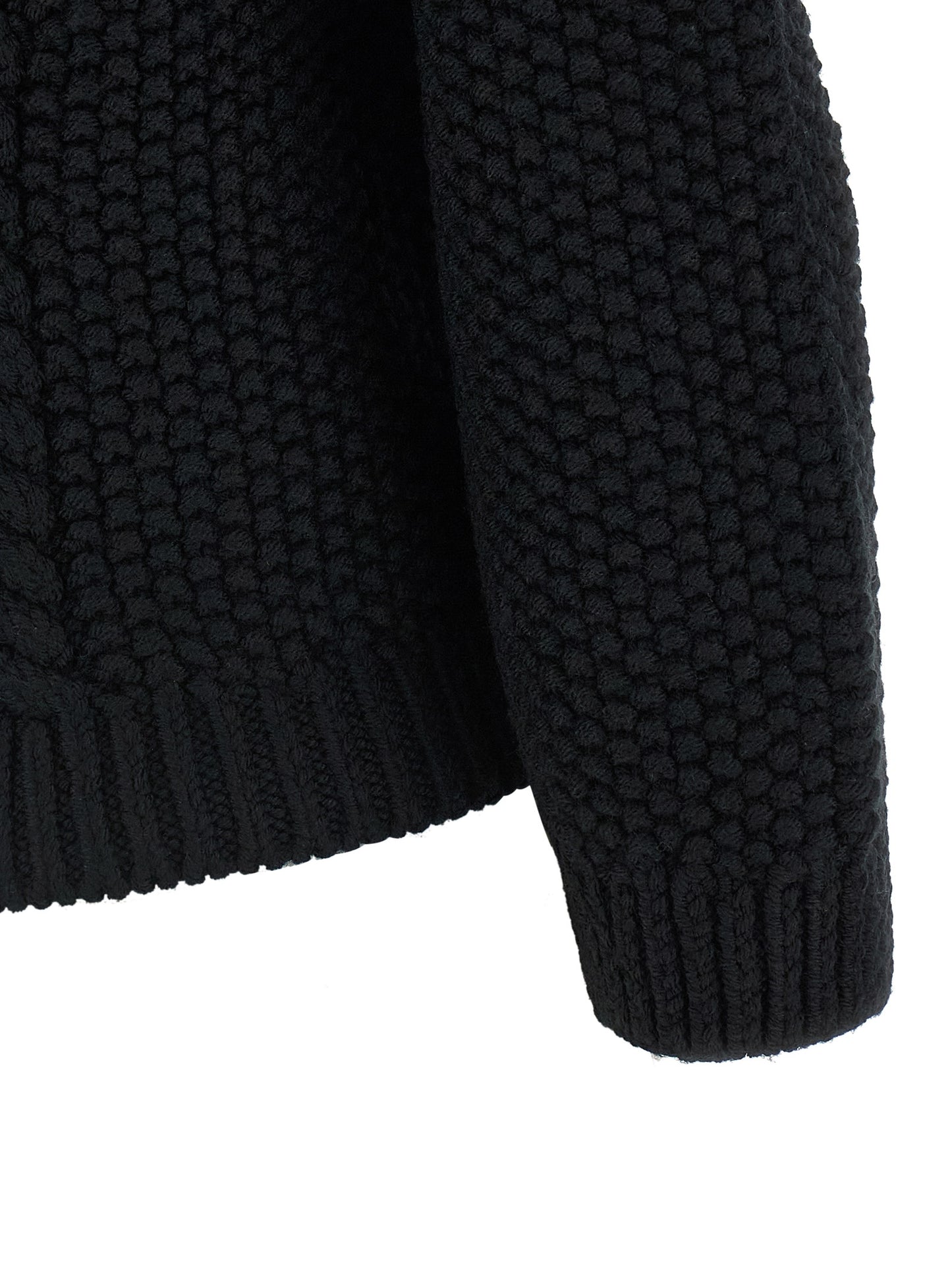 Saint Laurent Men Wool Sweater With Processing SAINT LAURENT