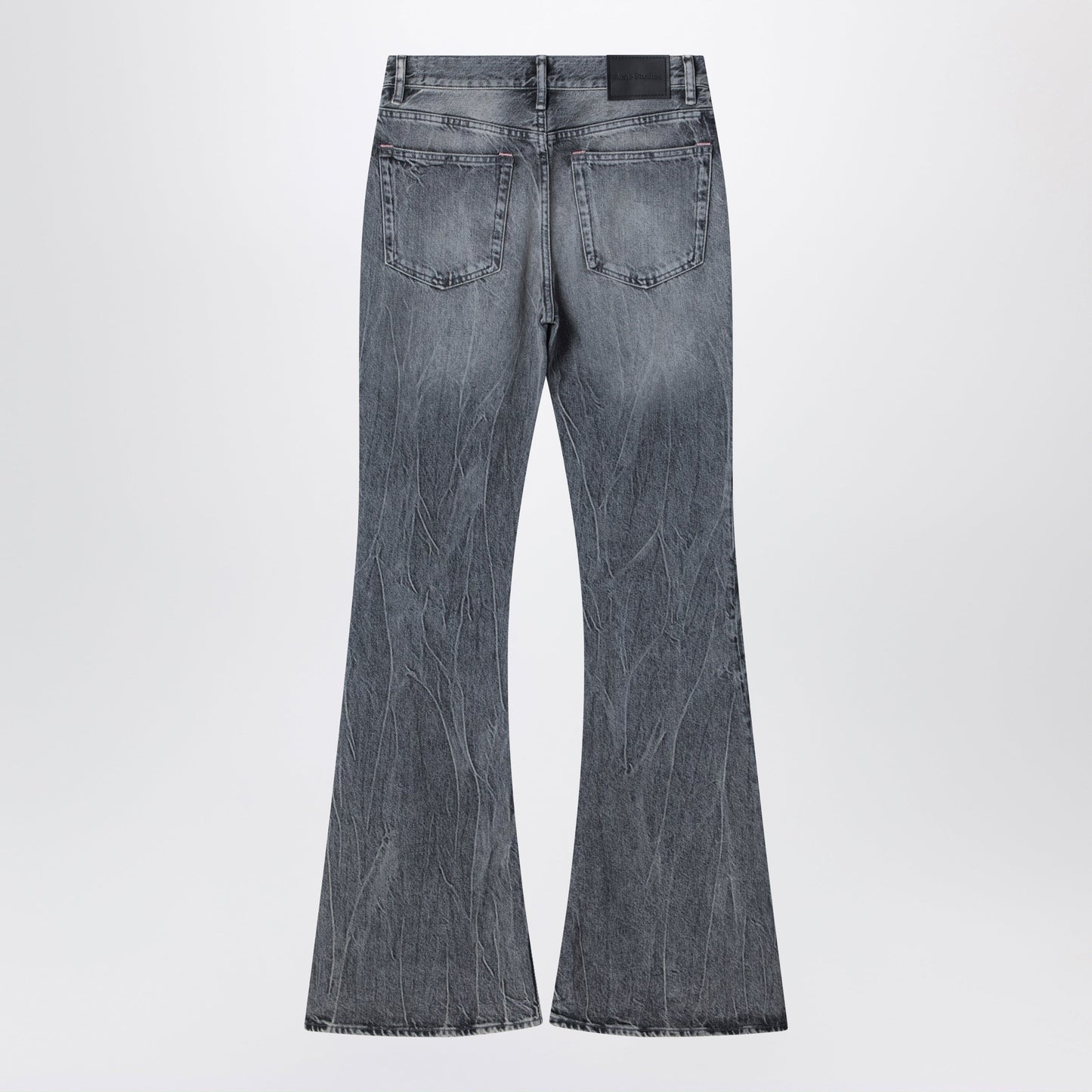 Acne Studios Black Faded Flared Jeans Women ACNE STUDIOS