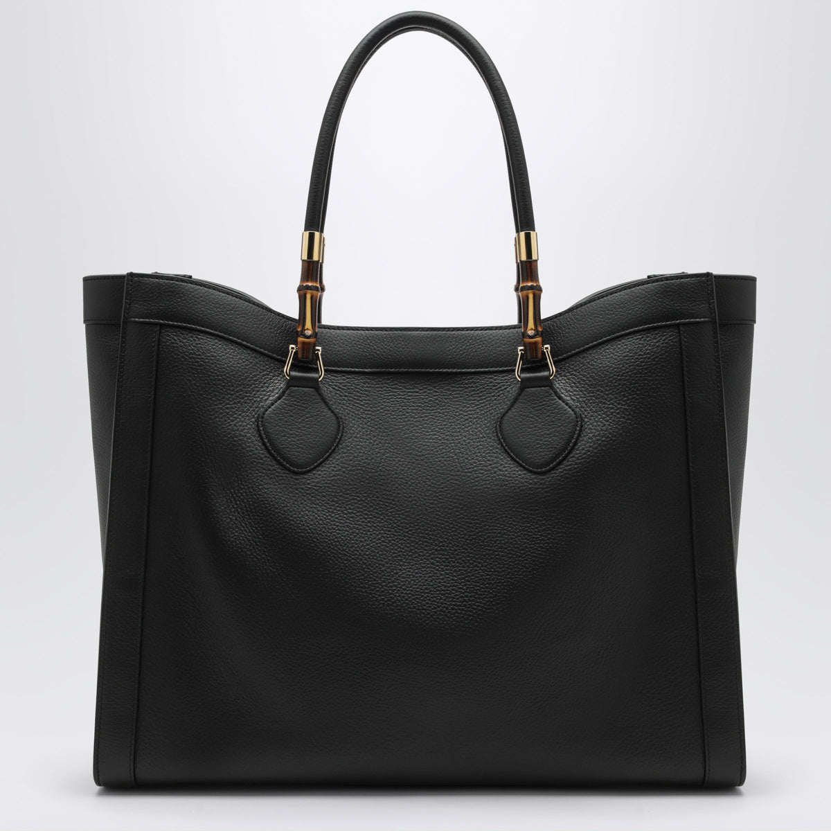 Gucci Black Bamboo Tote Large Bag Women GUCCI