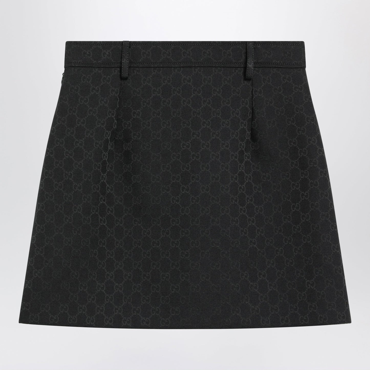 Gucci Black Gg Cotton-Blend Miniskirt Women GUCCI