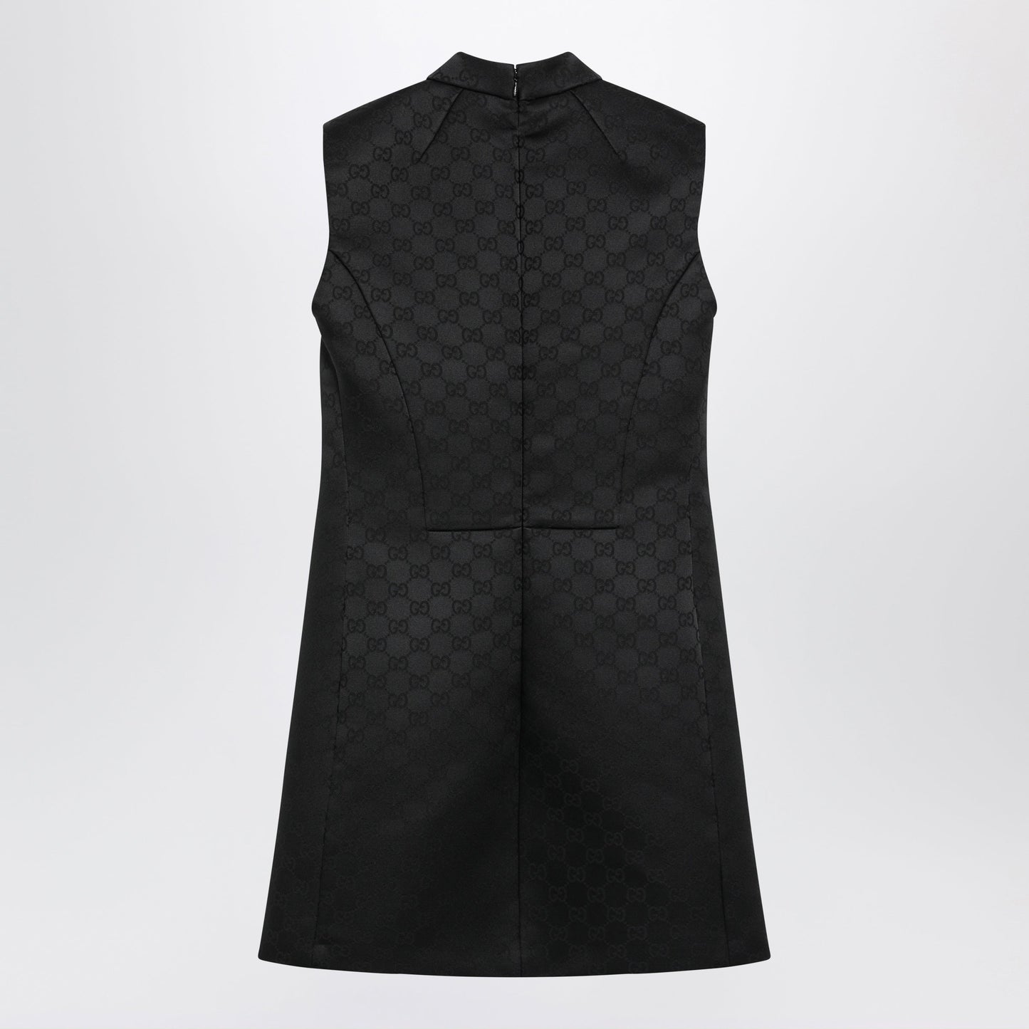 Gucci Black Gg Jacquard Viscose Dress Women GUCCI
