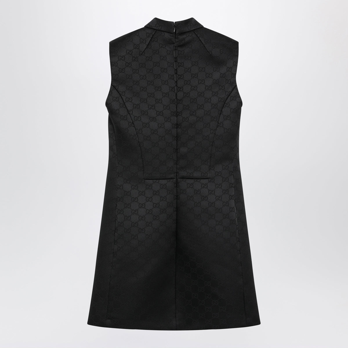 Gucci Black Gg Jacquard Viscose Dress Women GUCCI