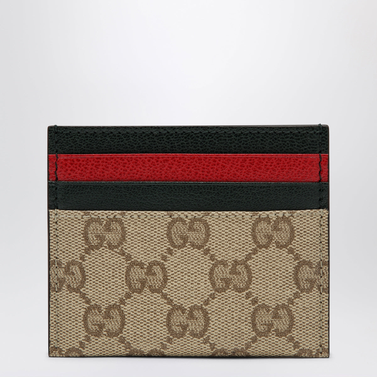 Gucci Card Holder In Gg Coated Fabric Women GUCCI