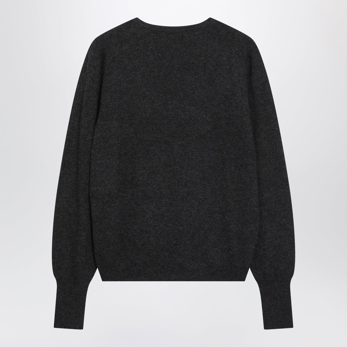 Gucci Dark Grey Cashmere V-Neck Sweater Women GUCCI