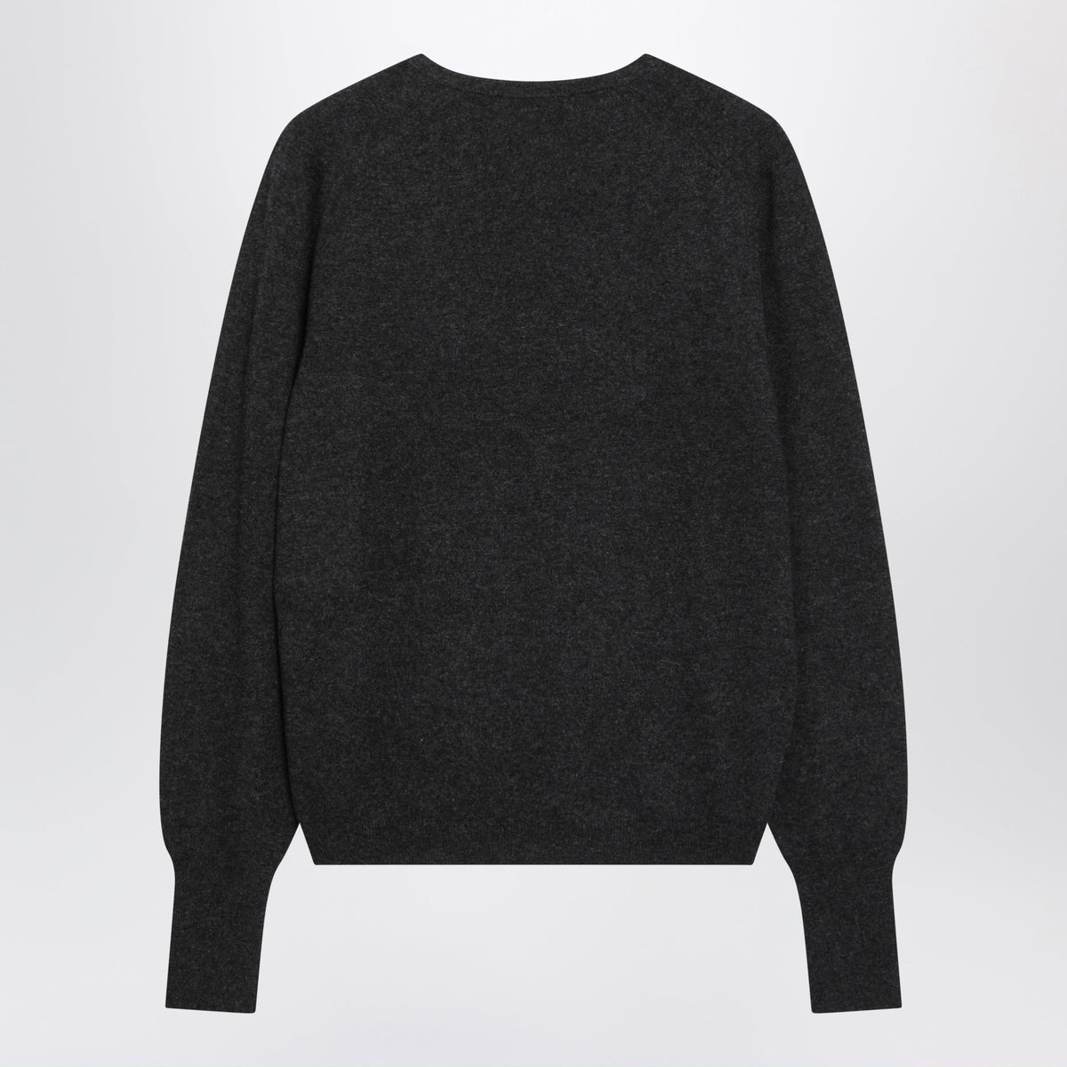 Gucci Dark Grey Cashmere V-Neck Sweater Women GUCCI