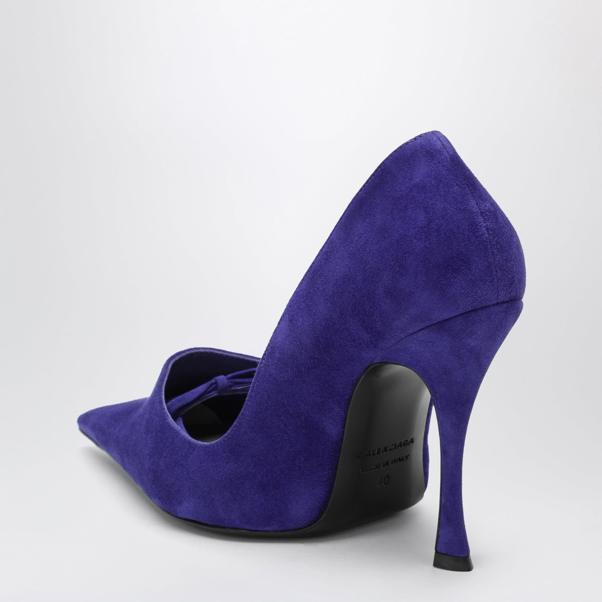 Balenciaga Purple Bloom Decollete In Suede Women BALENCIAGA