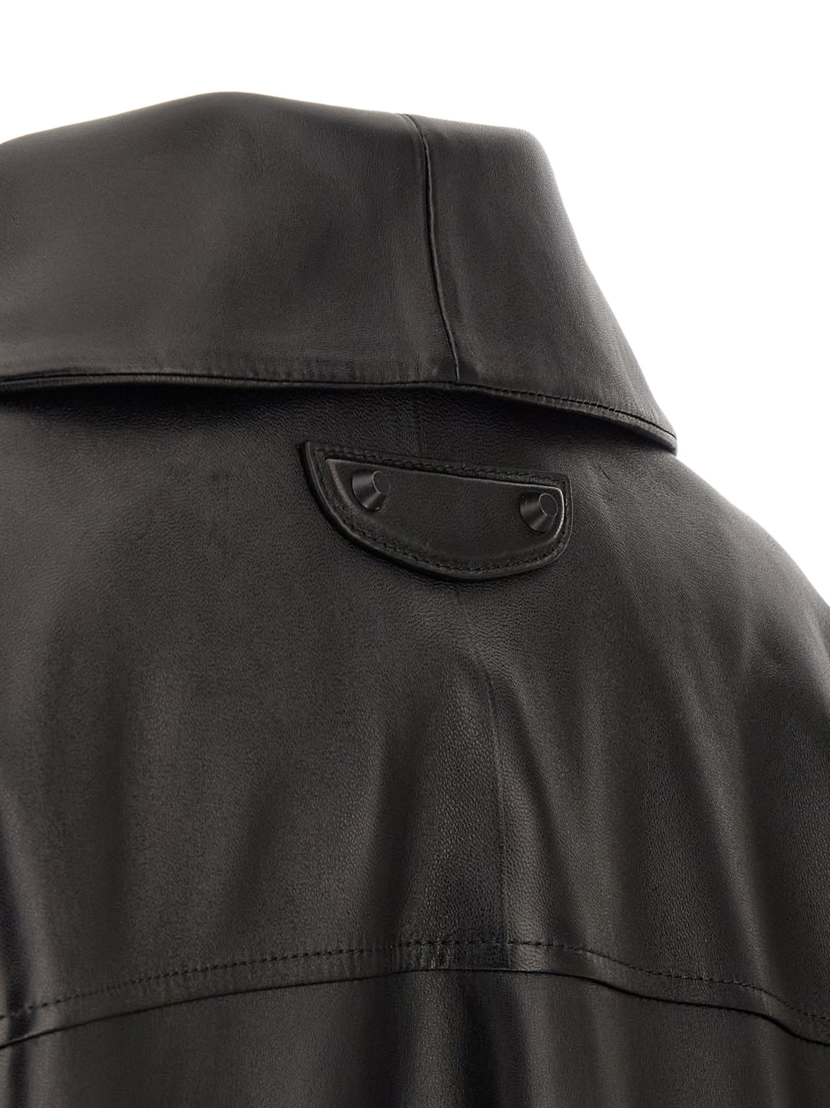 Balenciaga Men Black Leather 'Le City' Jacket BALENCIAGA
