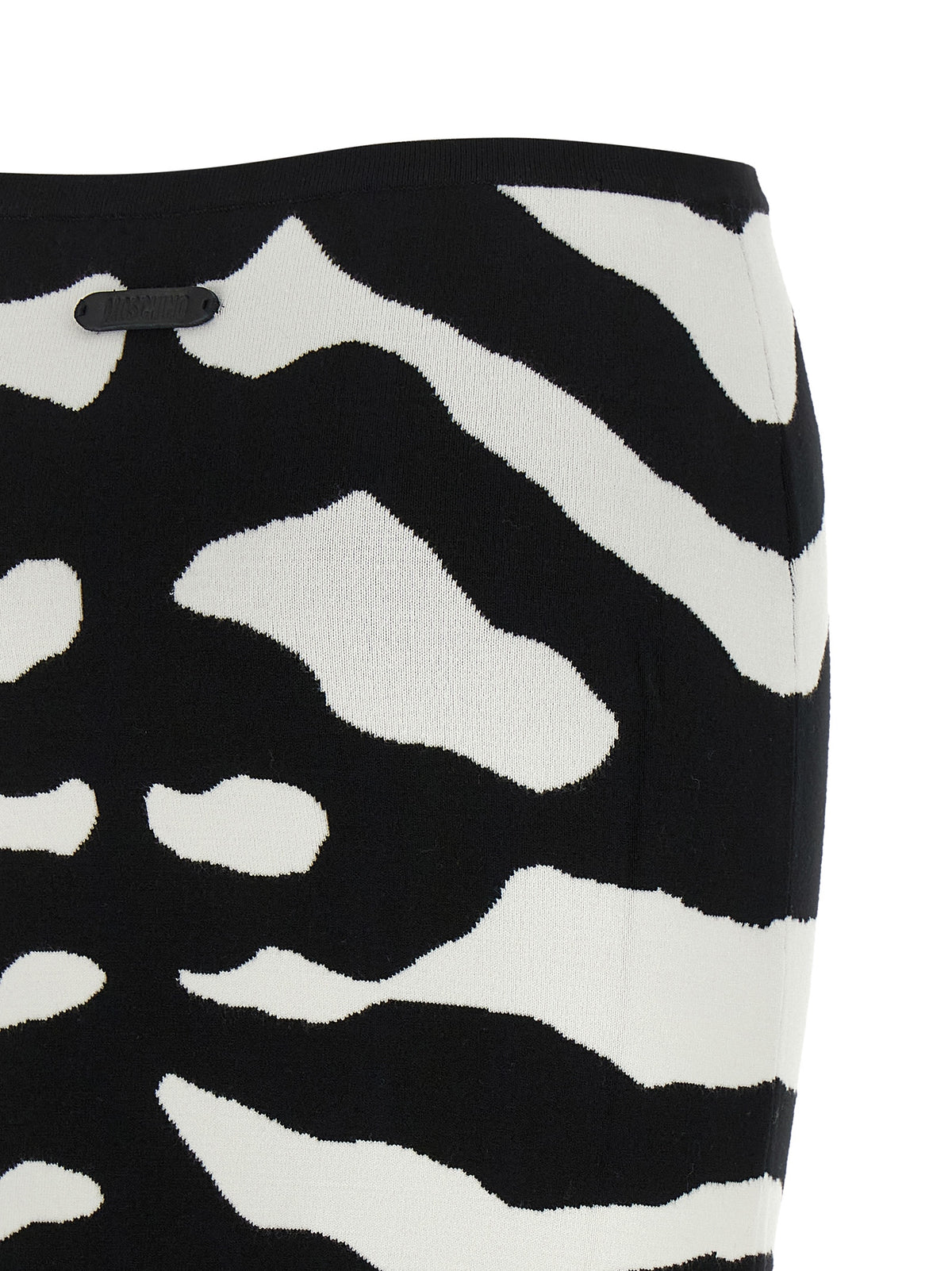 Moschino Women Zebra Intarsia Skirt MOSCHINO