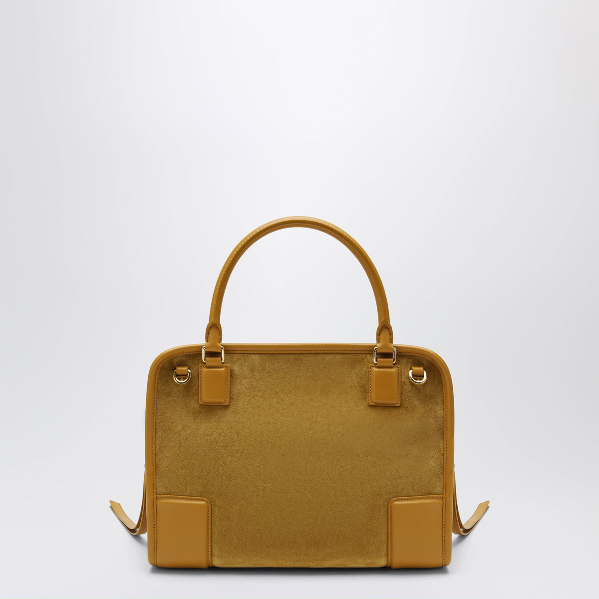 Loewe Ochre Medium Amazona 180 Bag In Suede Women LOEWE