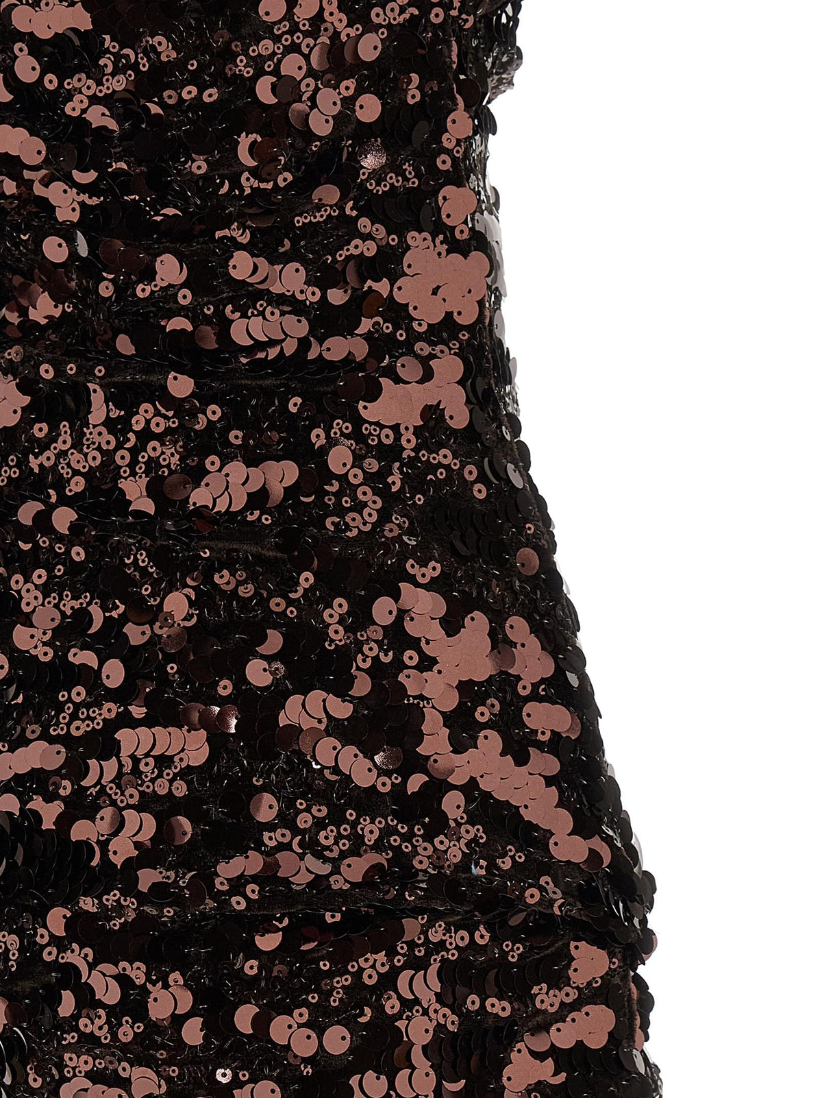 Ganni Women 'Brown Sequins Mini' Dress GANNI