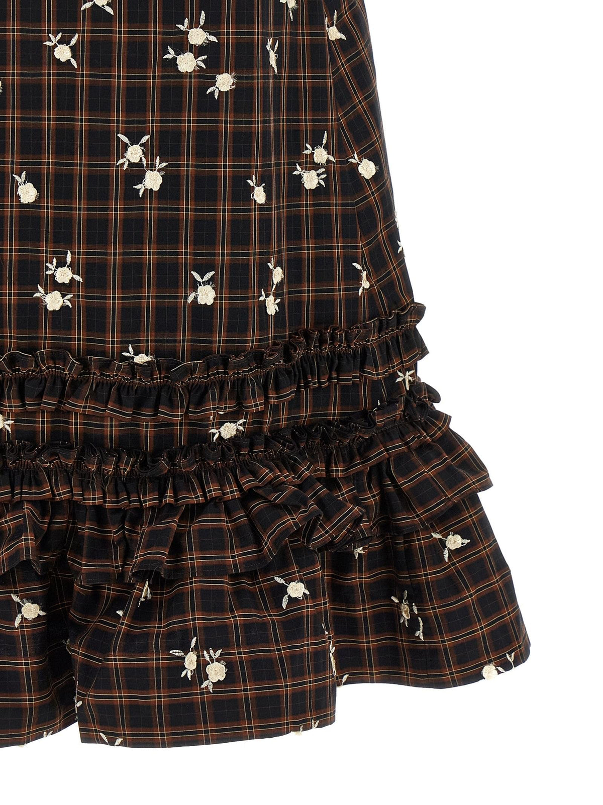 Ganni Women 'Check Flower' Dress GANNI