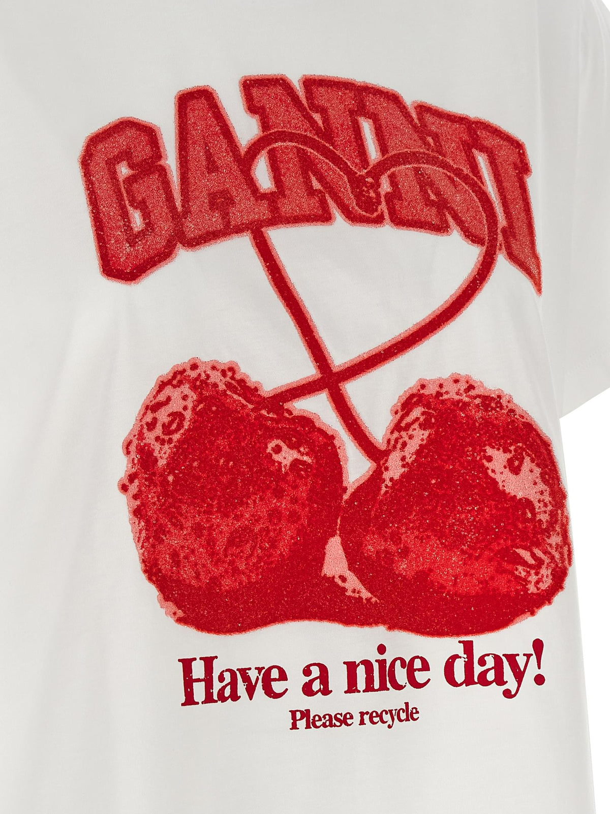 Ganni Women 'Cherry' T-Shirt GANNI