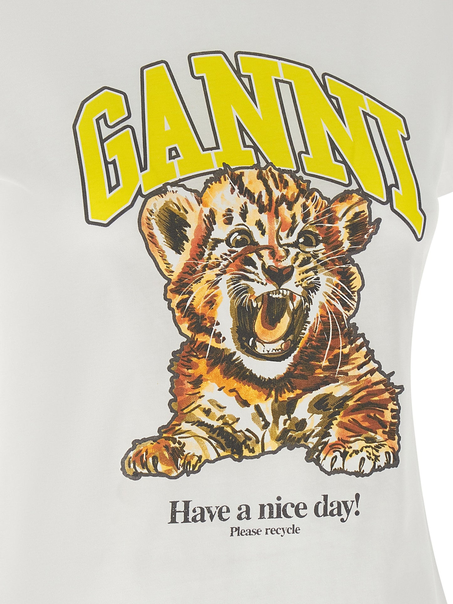 Ganni Women 'Tiger' T-Shirt GANNI