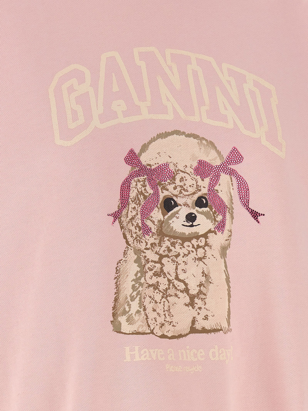 Ganni Women Front Print Sweatshirt GANNI