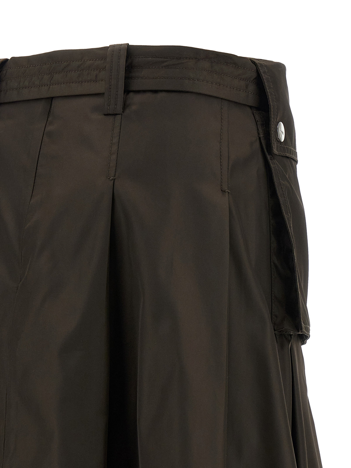Ganni Women 'Duchesse Nylon Pleated' Skirt GANNI