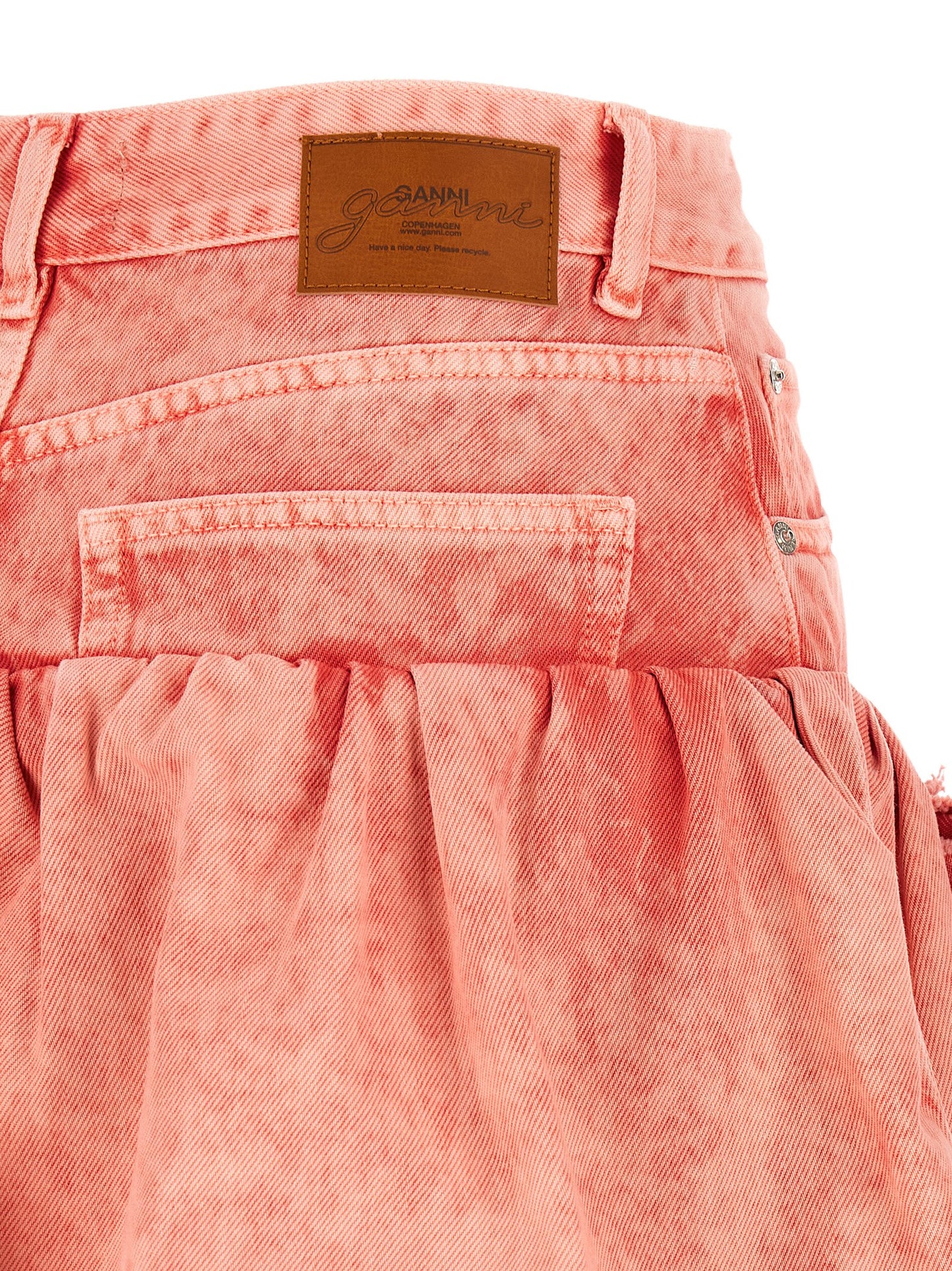 Ganni Women Denim Jeans Skirt GANNI