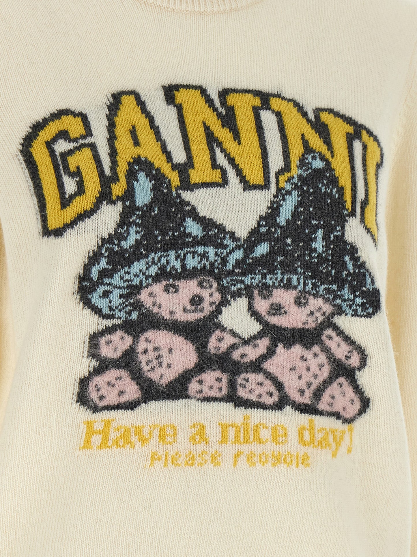 Ganni Women Sweater With Intarsia GANNI