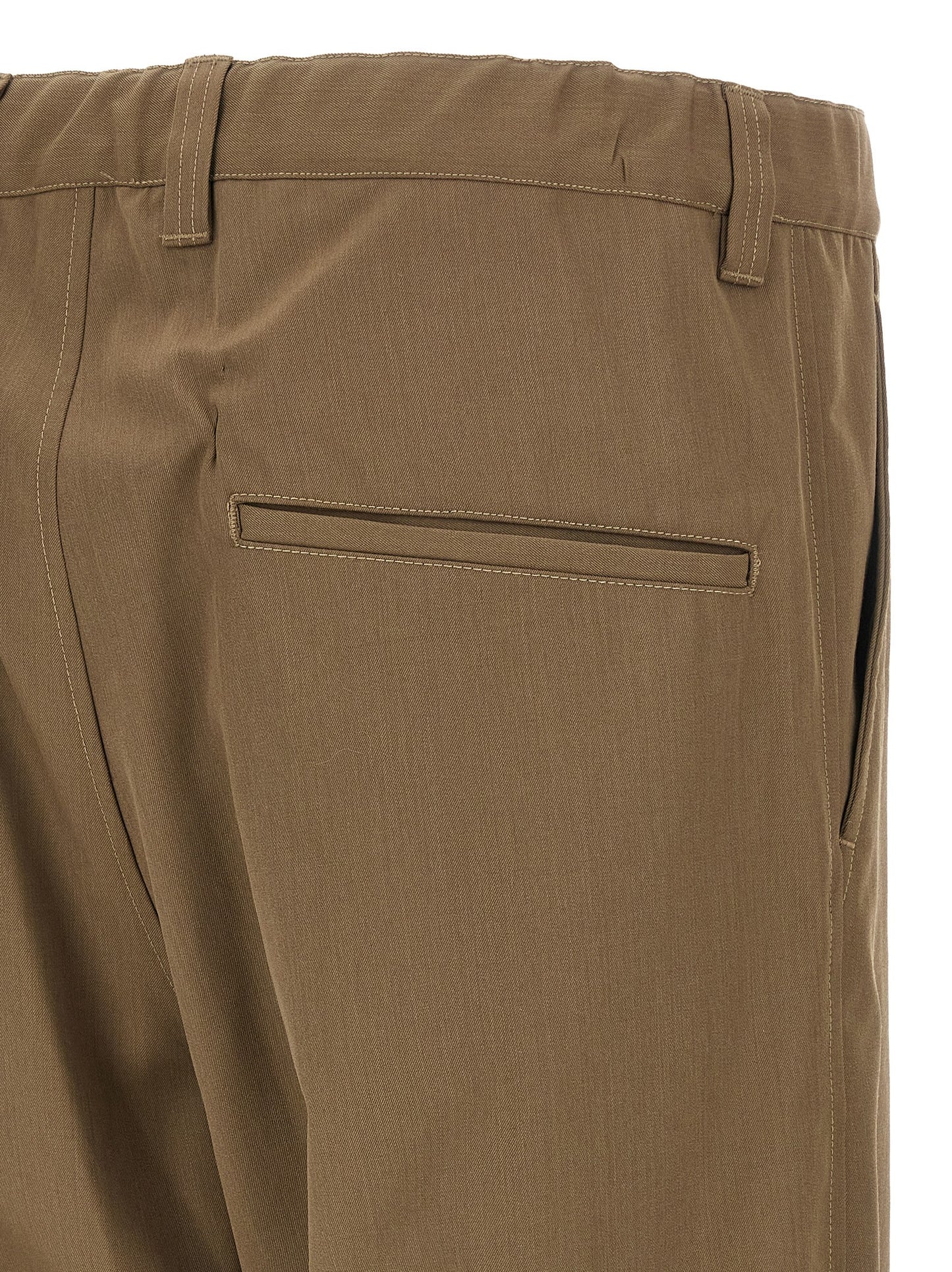 Maison Mihara Yasuhiro Men 'Mix Layered Wool Gabardine' Pants MAISON MIHARA YASUHIRO