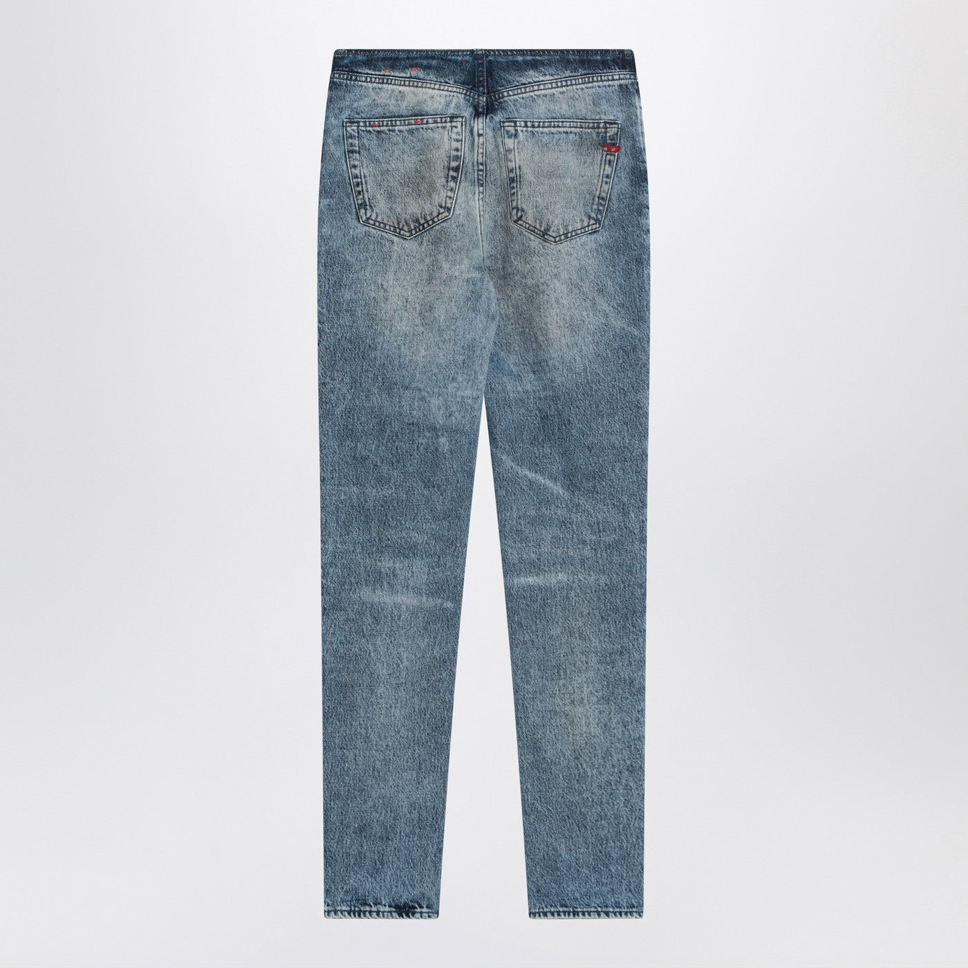 Diesel Bootcut Jeans D-Ginna Blue Washed Effect Women DIESEL