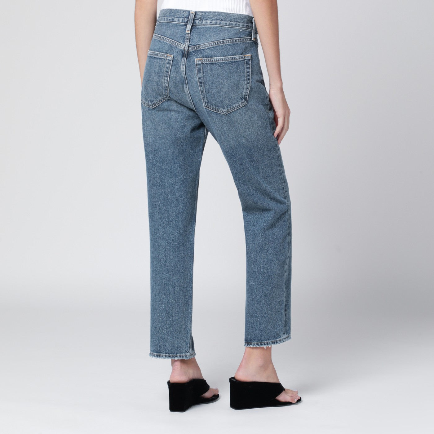 Agolde Valen Jeans In Surround Blue Women AGOLDE