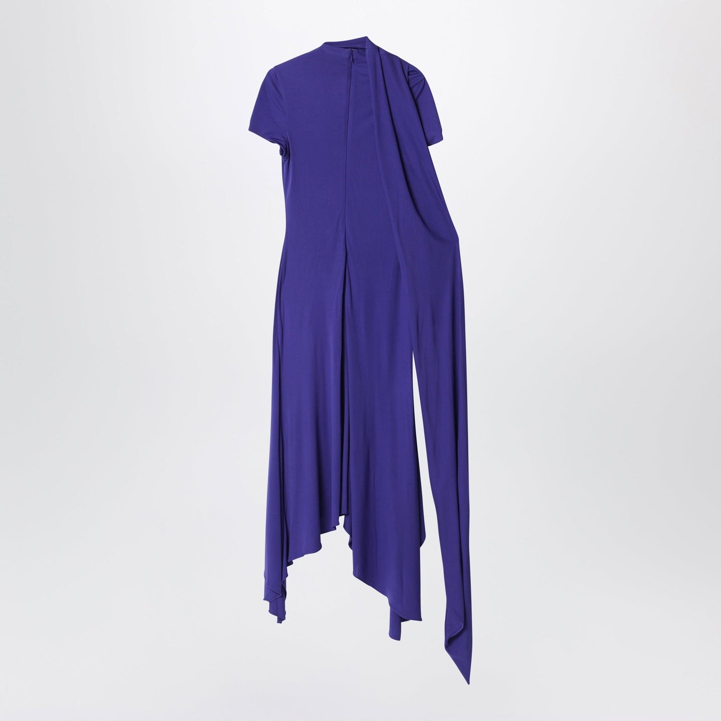 Acne Studios Layered Midi Dress Deep Purple Women ACNE STUDIOS
