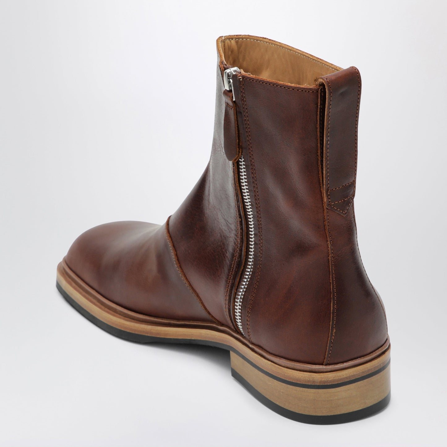 Our Legacy Daimono Boots In Whisky-Colored Calfskin Men OUR LEGACY